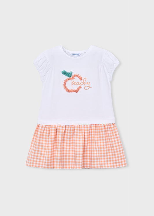 Mädchenkleid mit Vichy-Karo