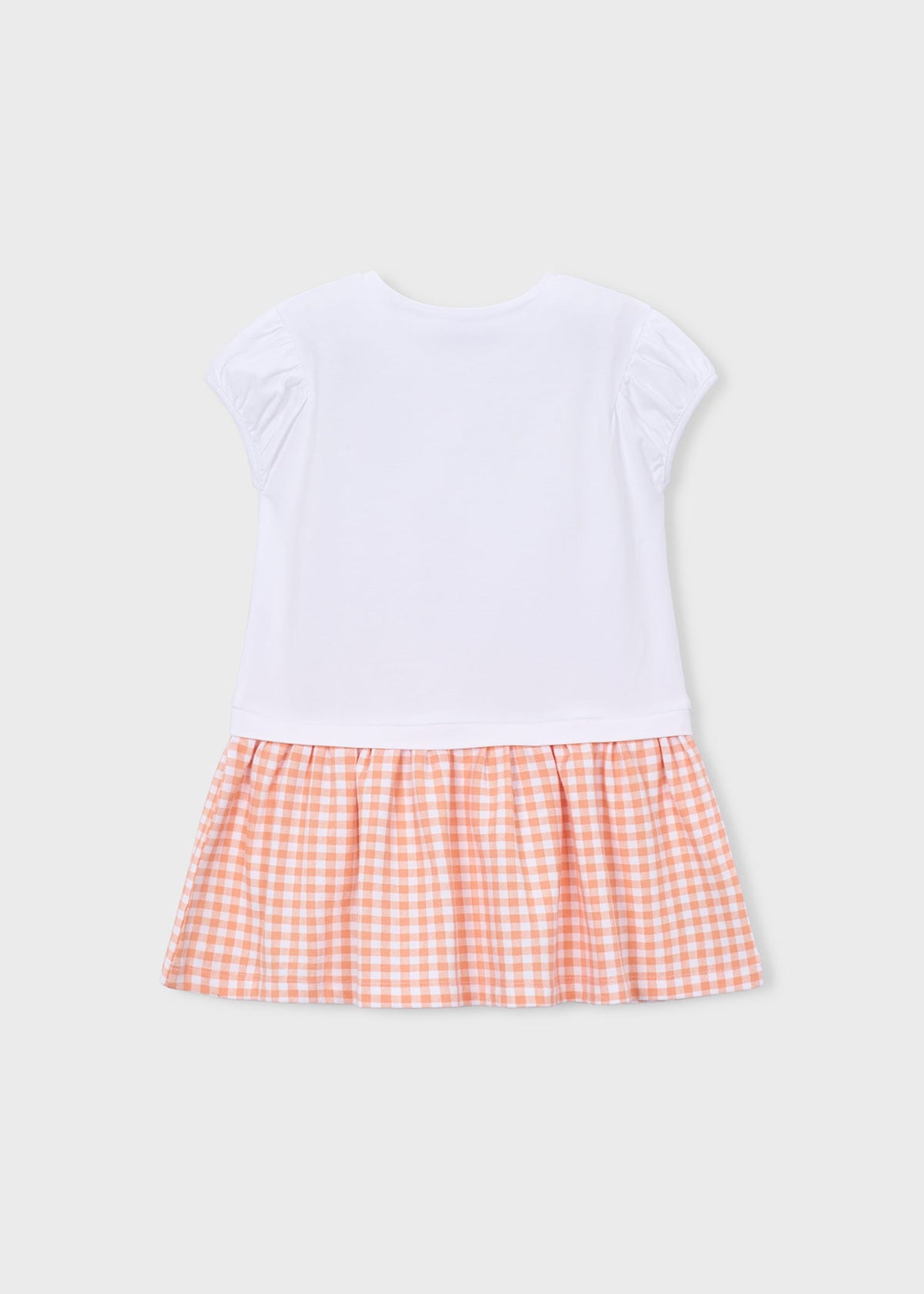 Girls' gingham dress