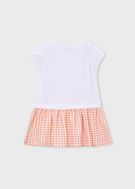 Mädchenkleid mit Vichy-Karo