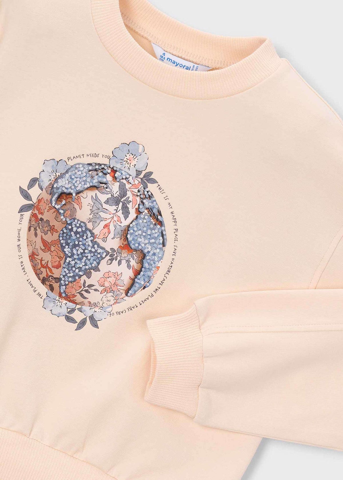 Girls' graphic sweatshirt