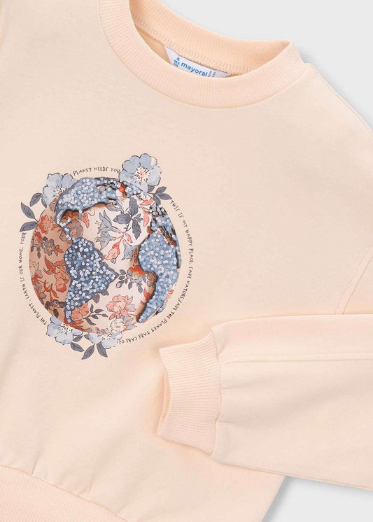 Girls' graphic sweatshirt