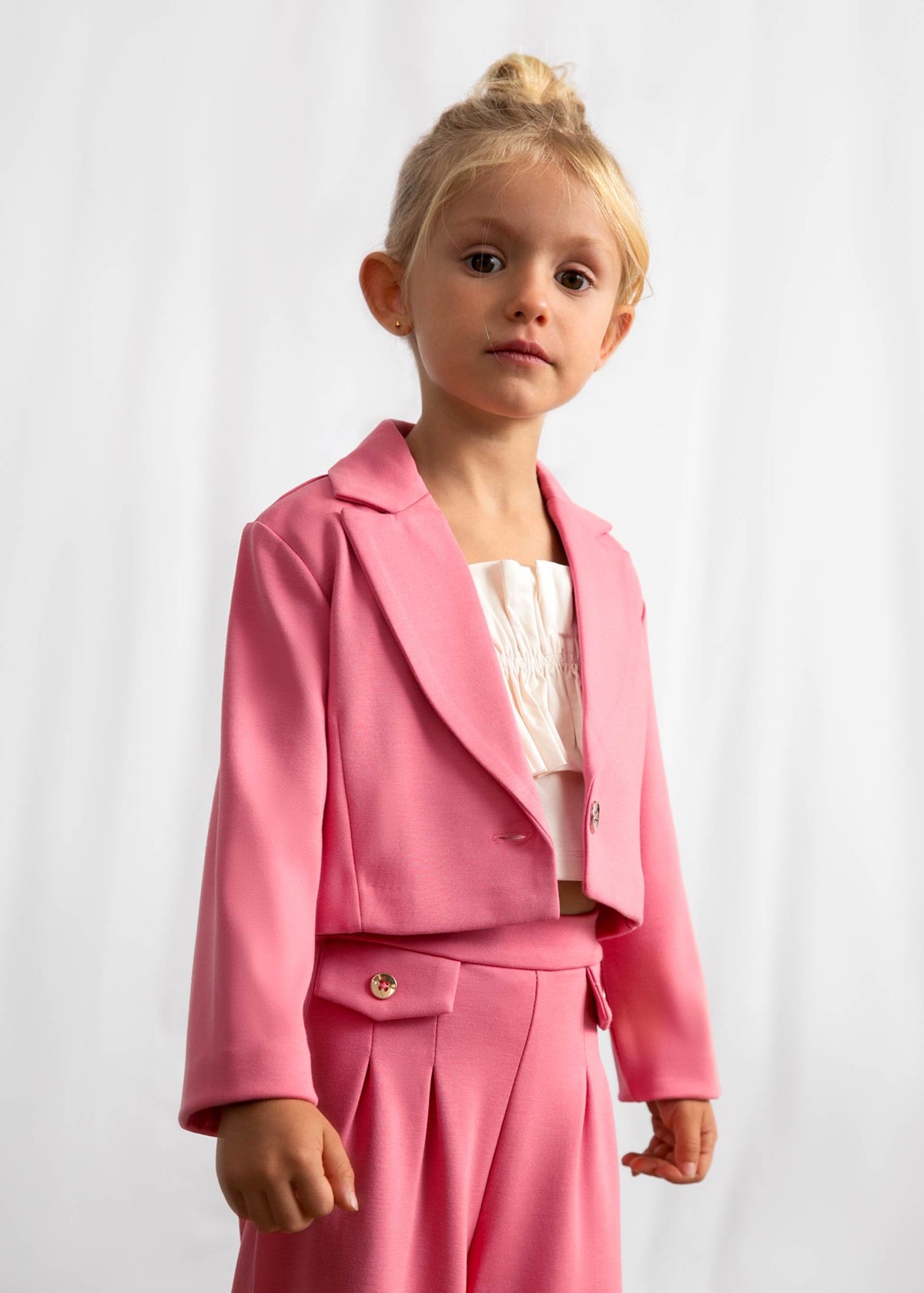 Girl's knit jacket