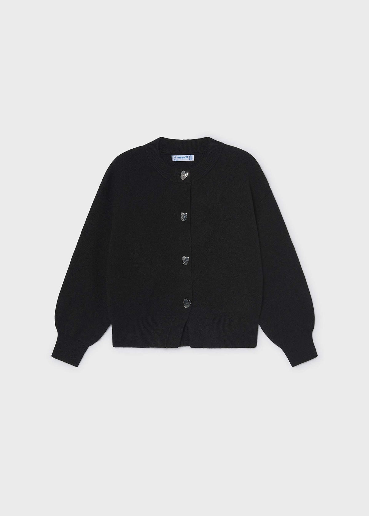 Girls' knitted cardigan