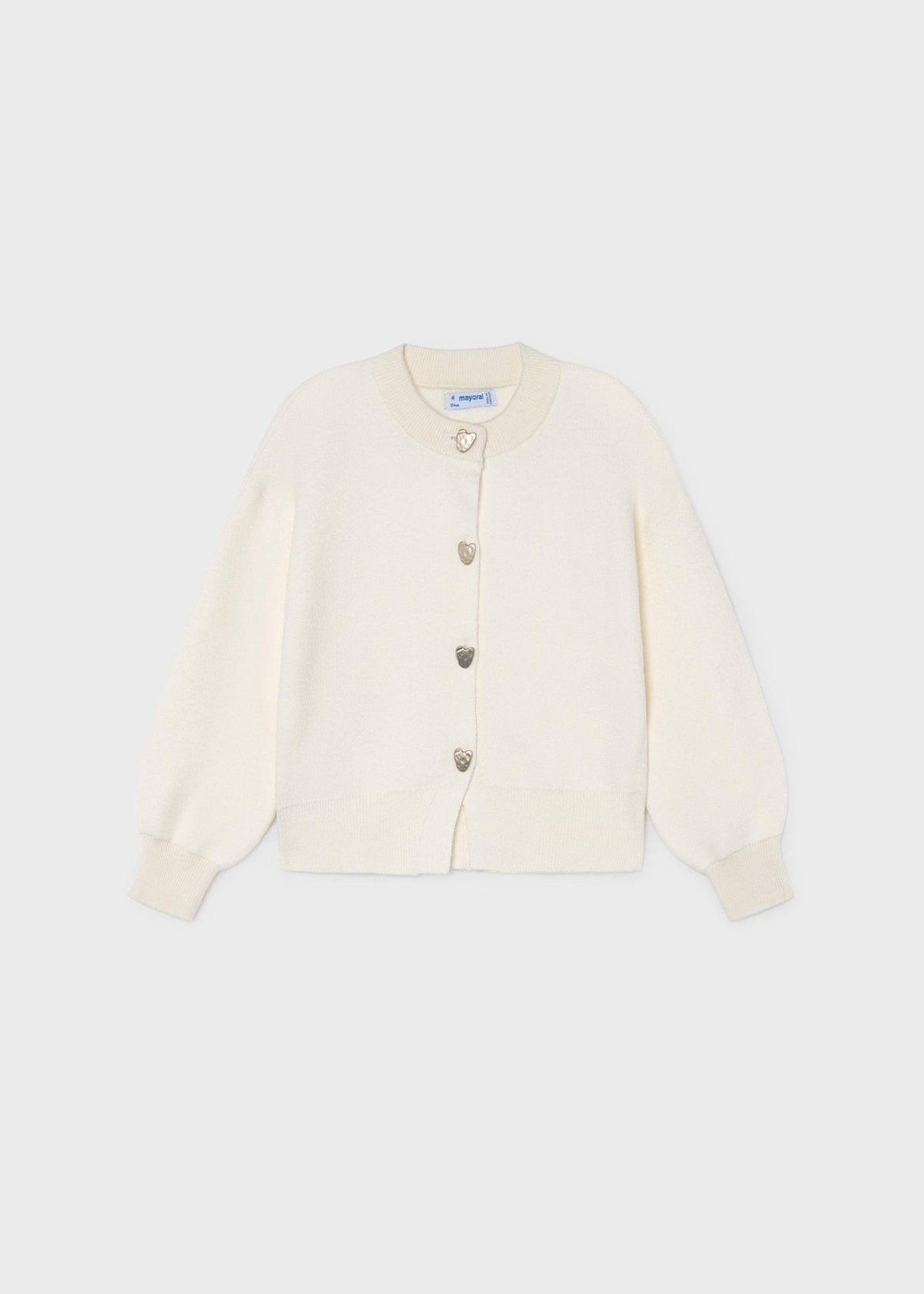 Girls' knitted cardigan