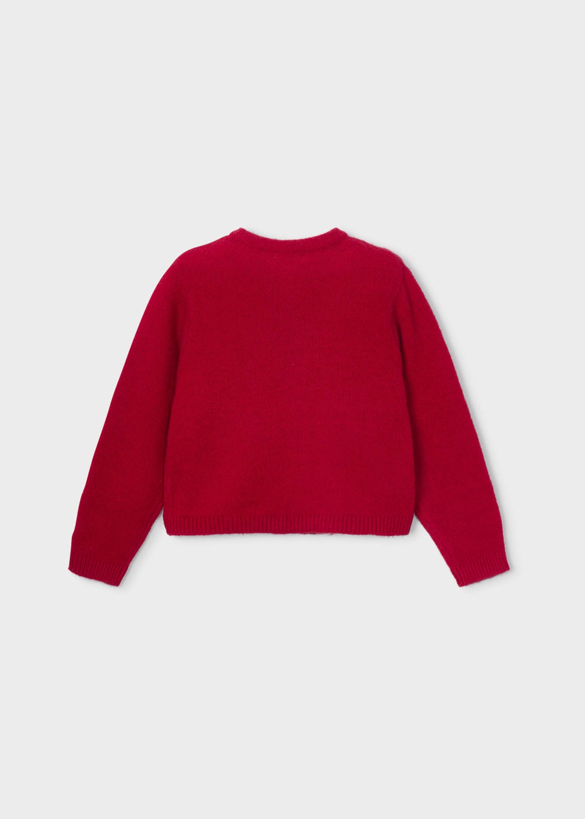 Girls' knitted cardigan with bows