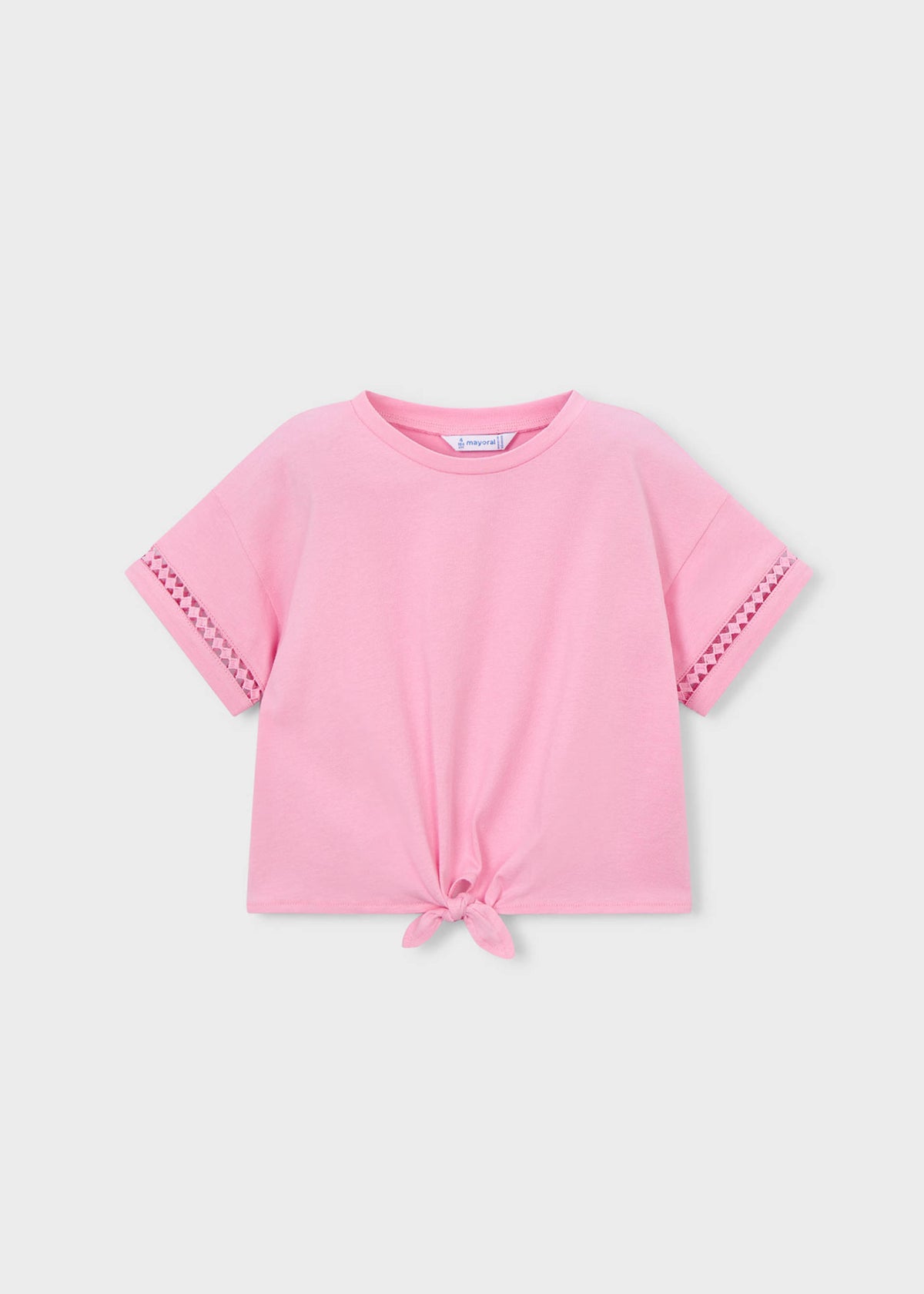 Geknotetes T-Shirt für Mädchen