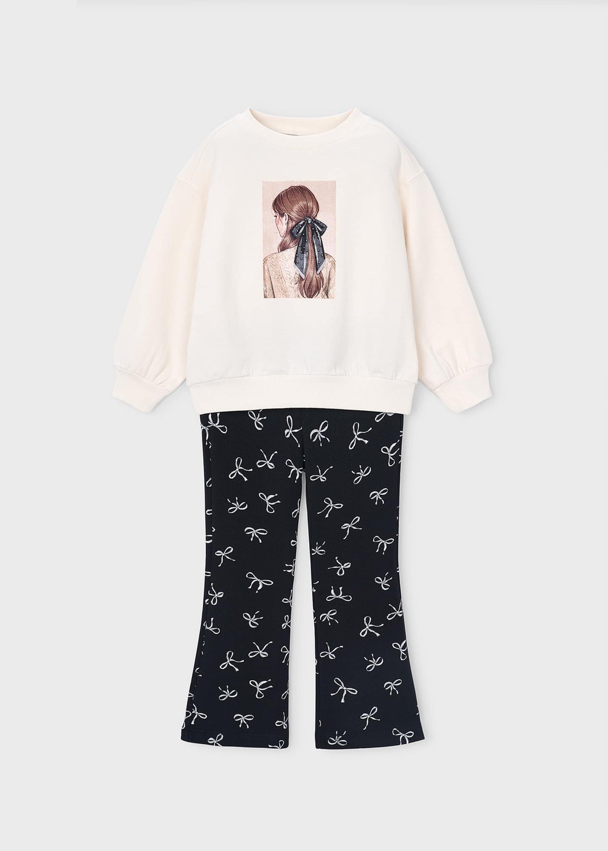 Mädchen-Leggings-und-Sweatshirt-Set