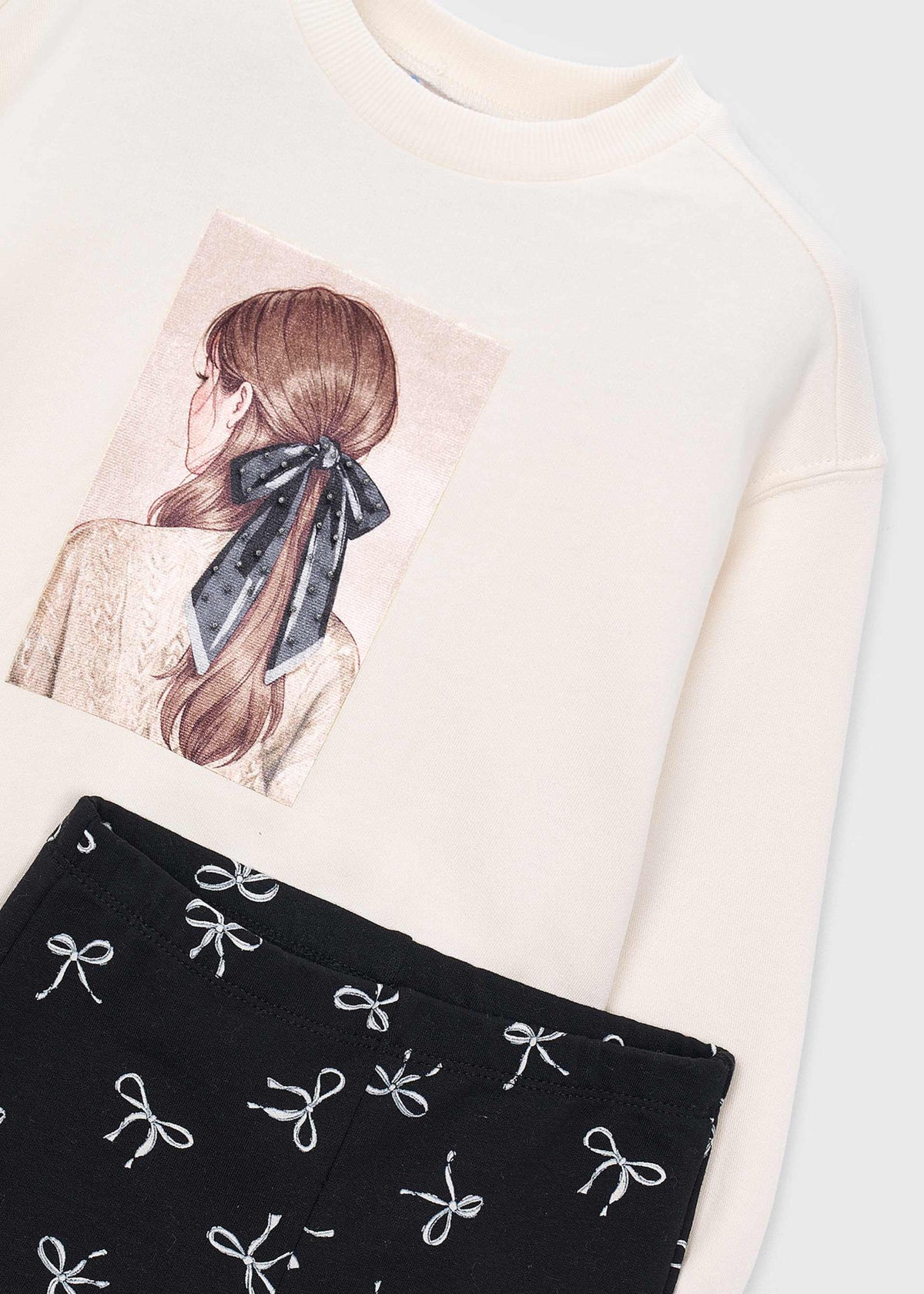 Mädchen-Leggings-und-Sweatshirt-Set