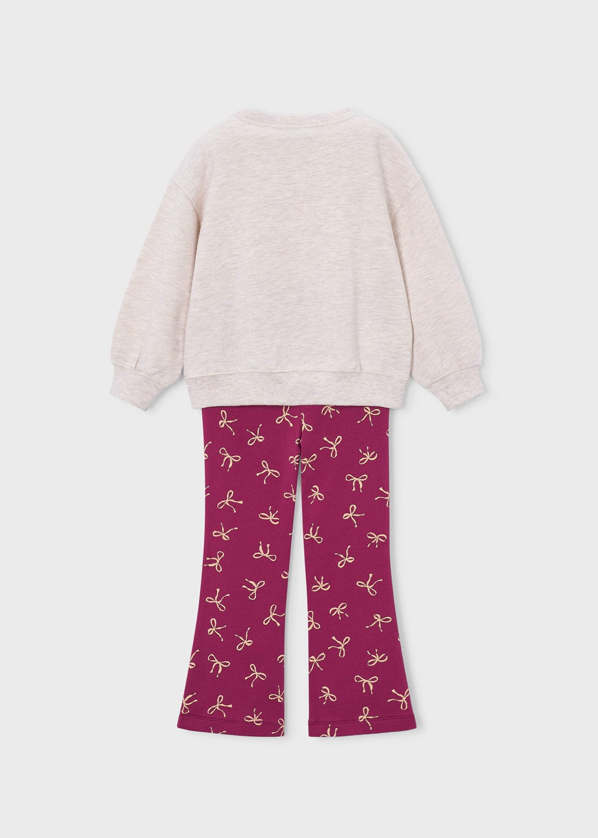 Girls' leggings and sweatshirt set