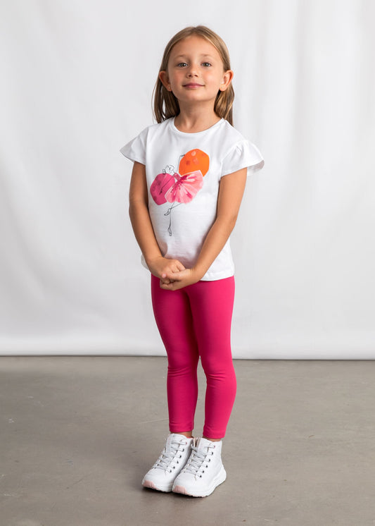 Leggings- und T-Shirt-Set für Mädchen