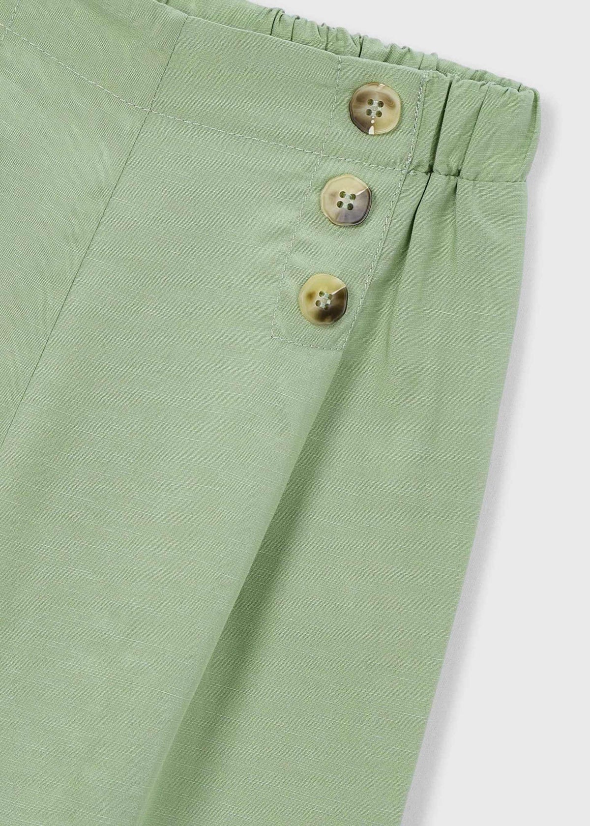 Girls' long button-up pants