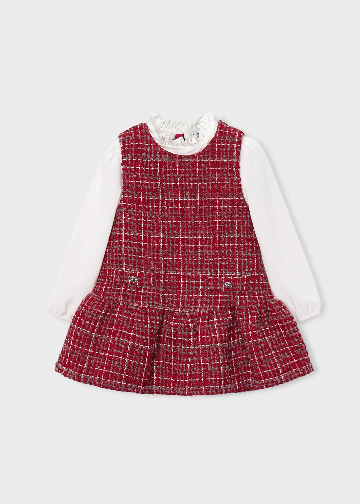 Girls' pinafore dress