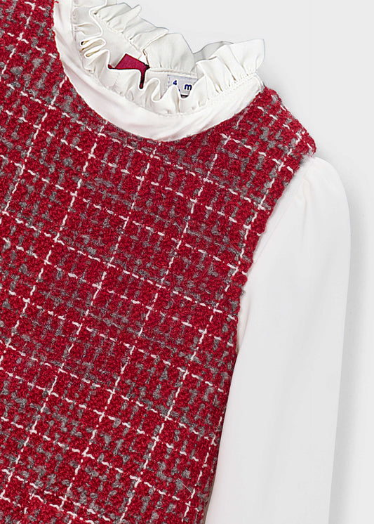 Girls' pinafore dress