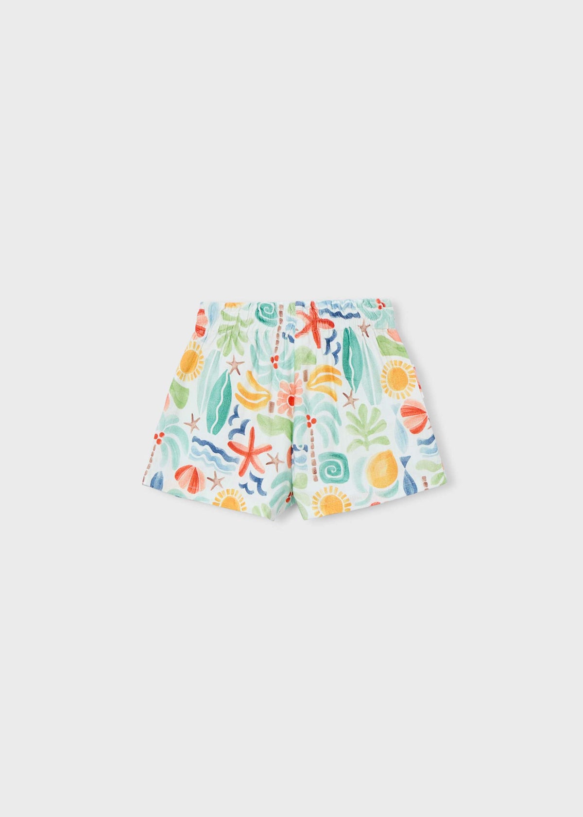 Girls' printed trousers
