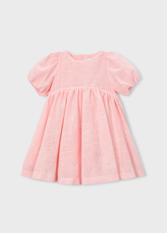 Mädchenkleid mit Puffärmeln