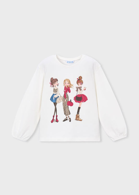 Girls' short-sleeved T-shirt