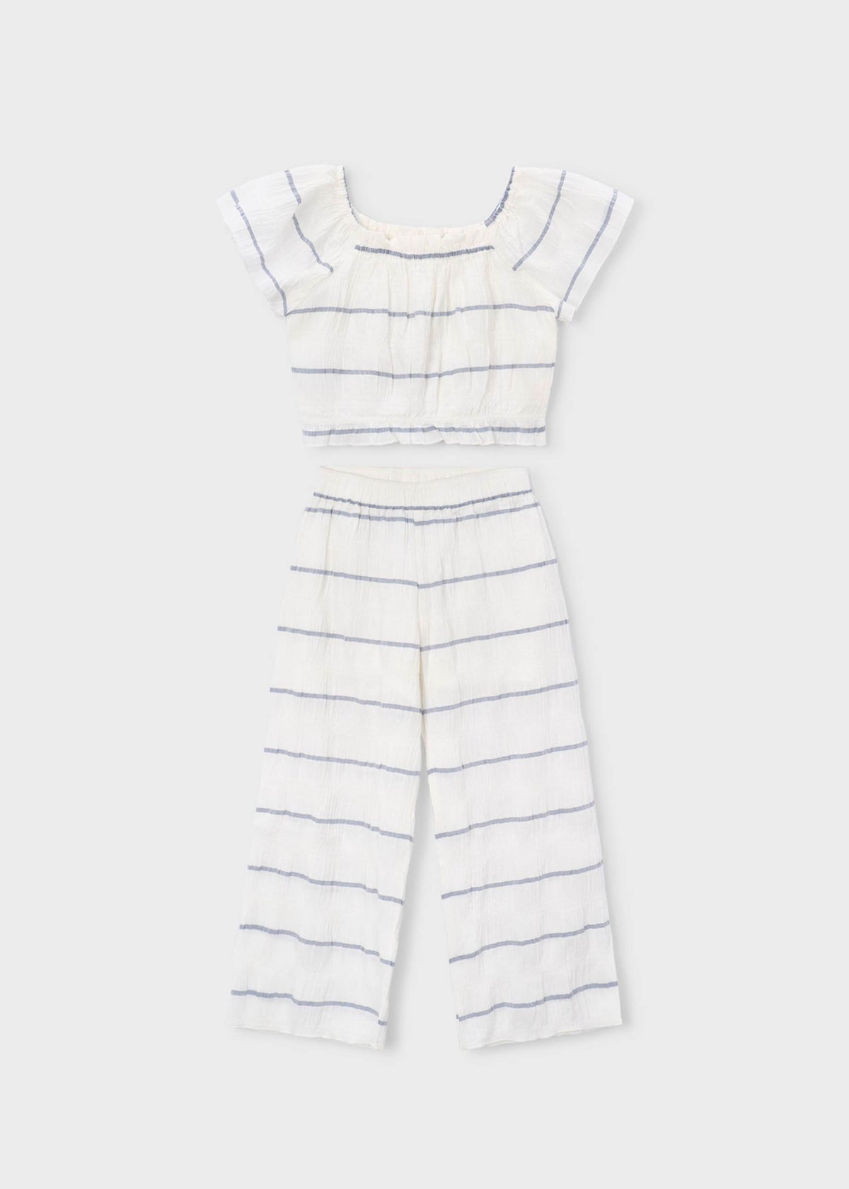 Girls' striped pants and top set