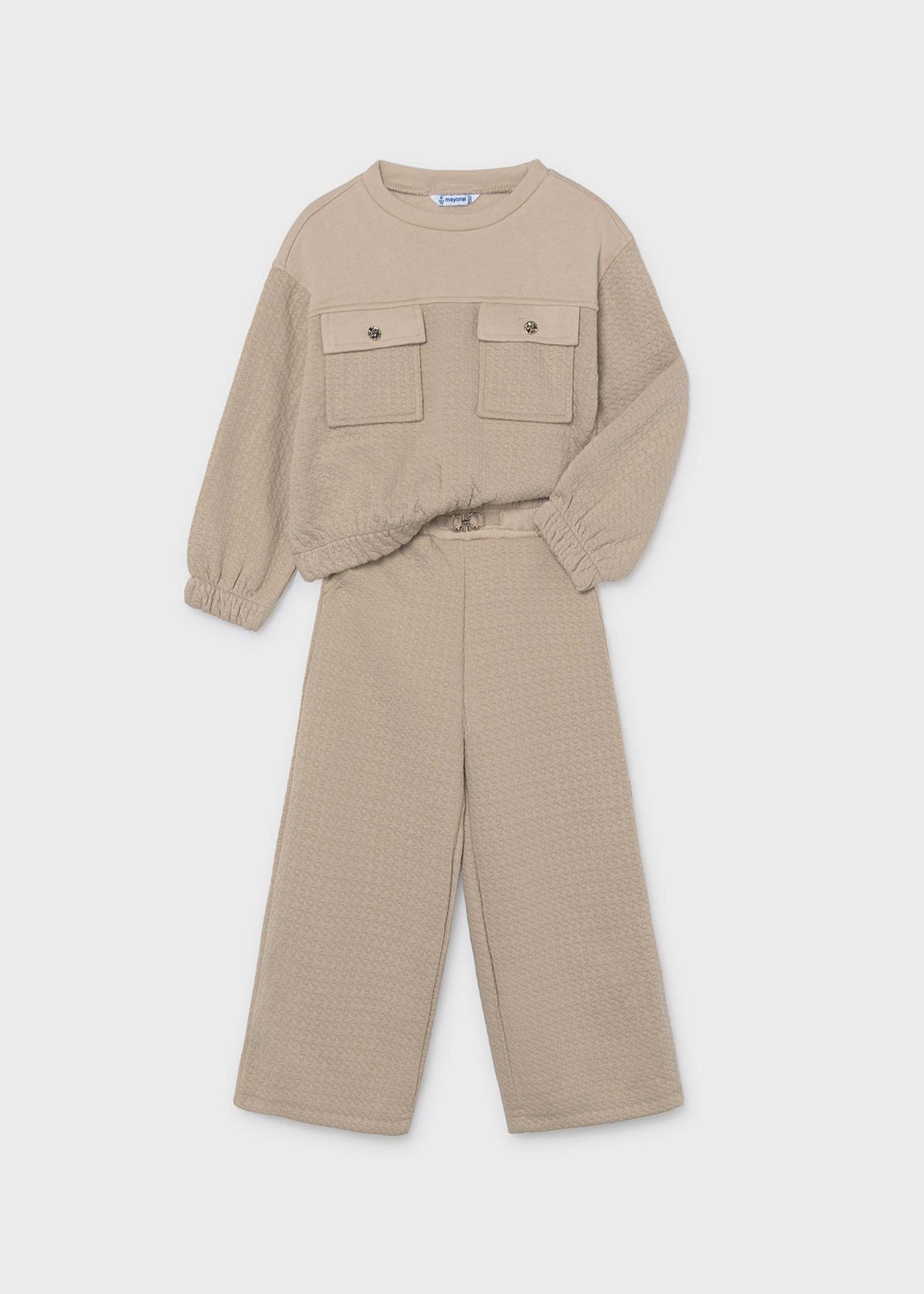 Girls' tracksuit set with pockets