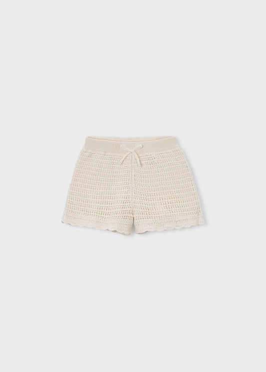 Mädchenhose mit Lochstickerei-Details