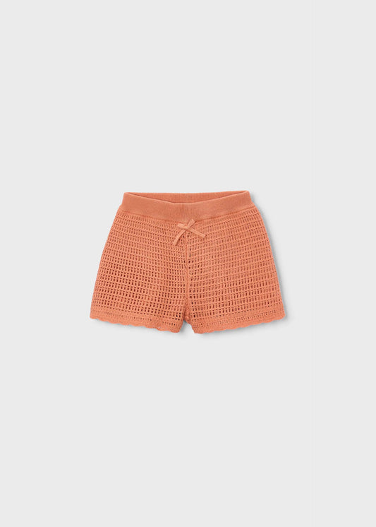 Mädchenhose mit Lochstickerei-Details
