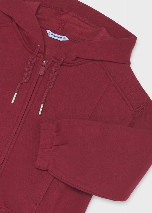 Girls' zip-up hoodie