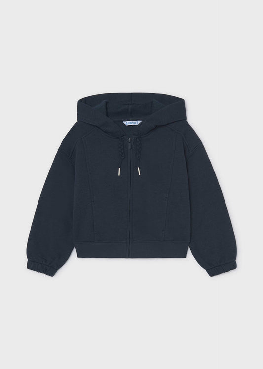 Girls' zip-up hoodie
