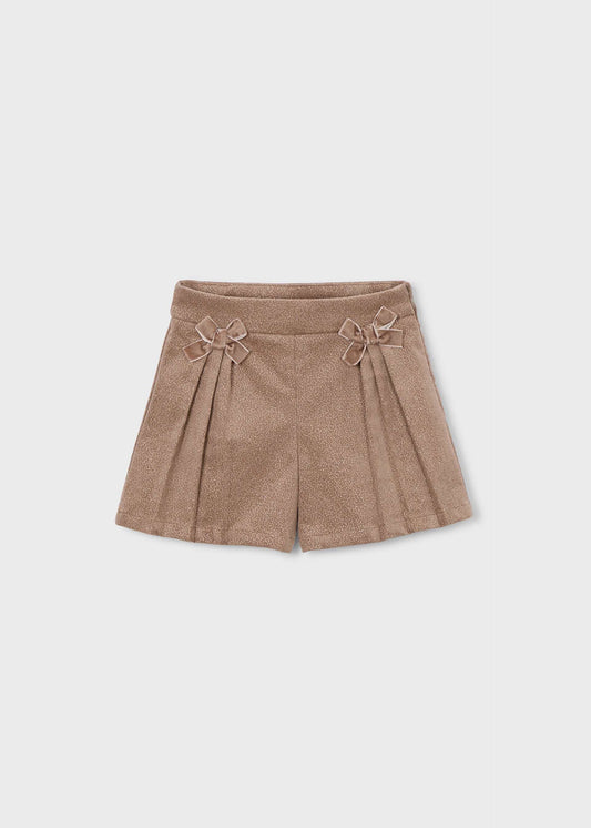 Glitzer-Micro-Kord-Bermudashorts