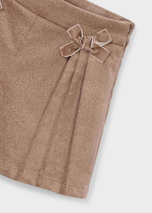 Glitzer-Micro-Kord-Bermudashorts