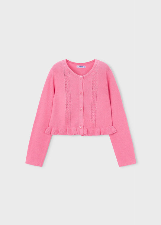 Knit cardigan girl