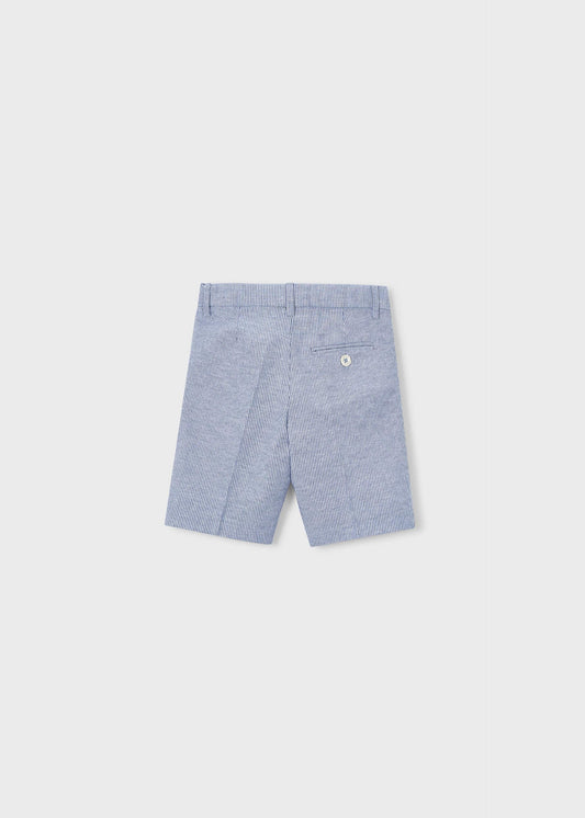 Leinen-Bermudashorts für Jungen