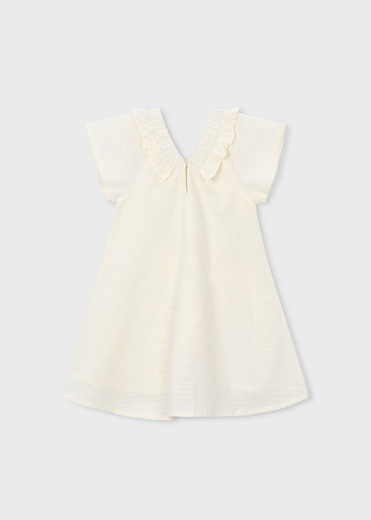 Blumenkleid aus Leinen für Mädchen