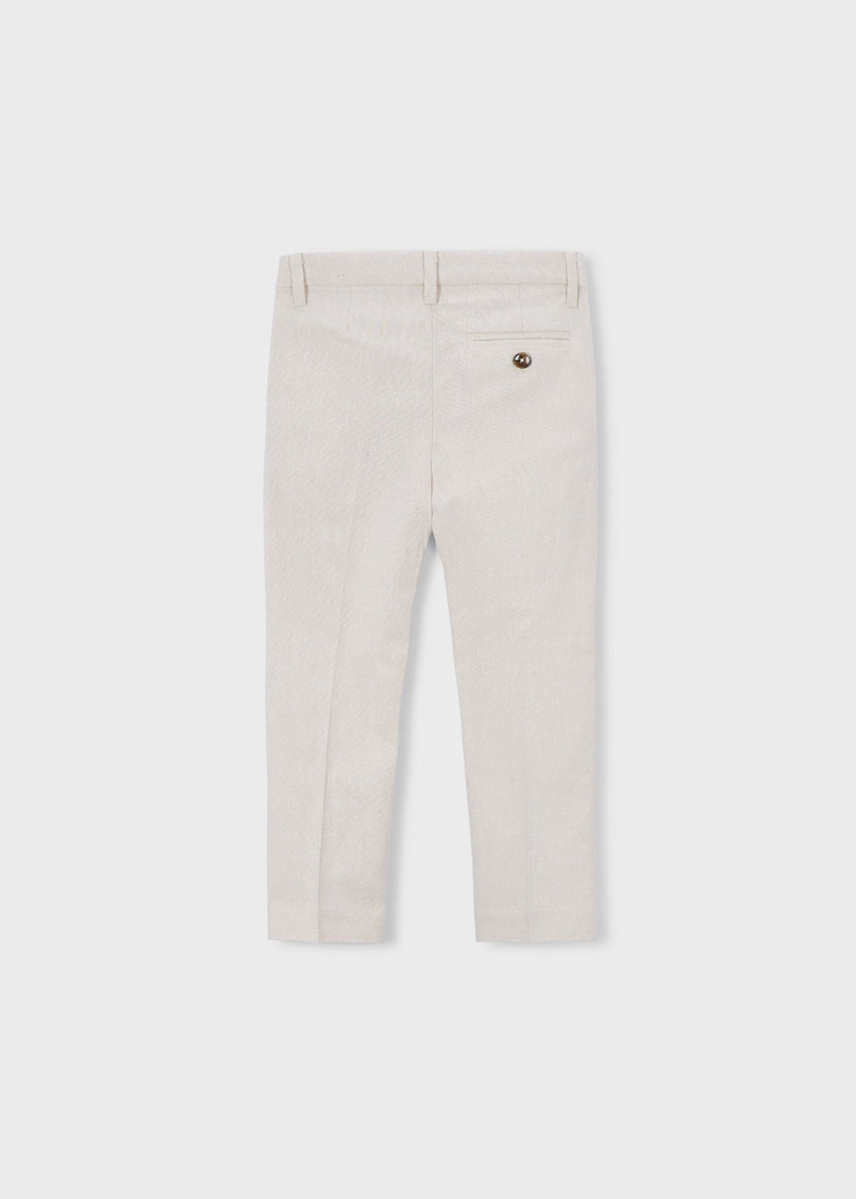 Long linen trousers for boys