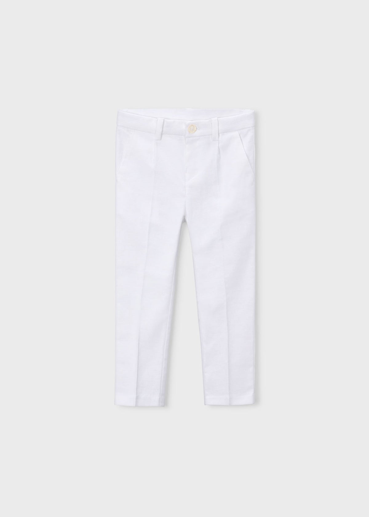 Long linen trousers for boys
