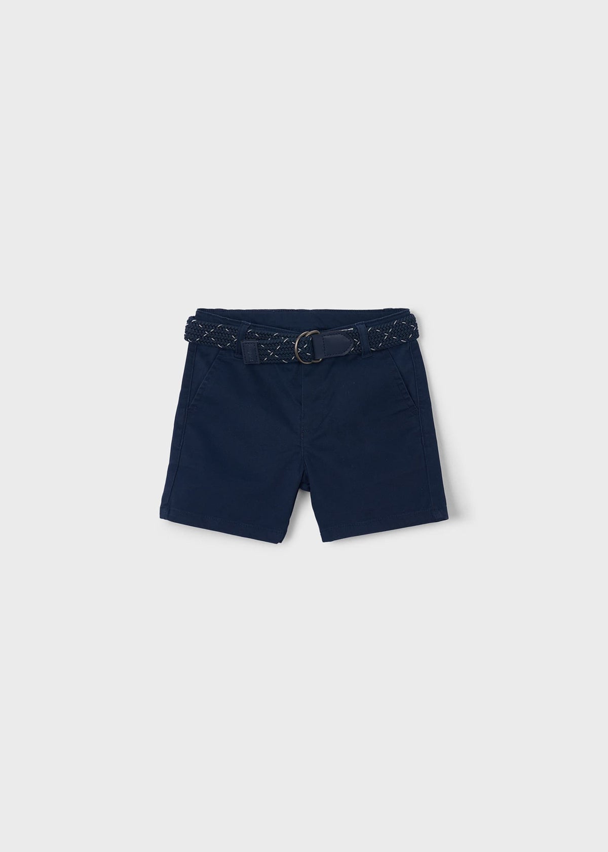 Piqué-Bermudashorts mit Gürtel