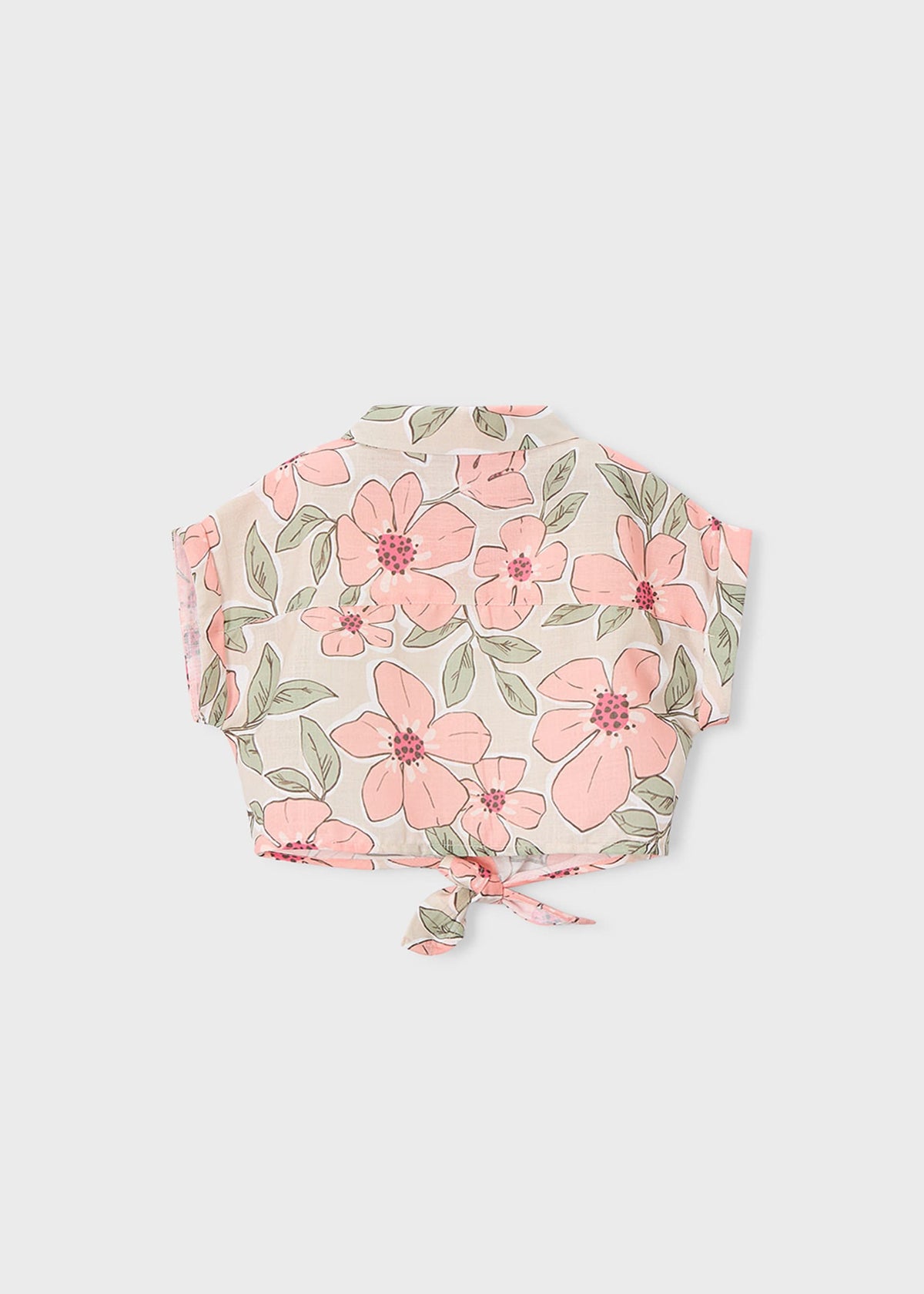 Print blouse girl with top