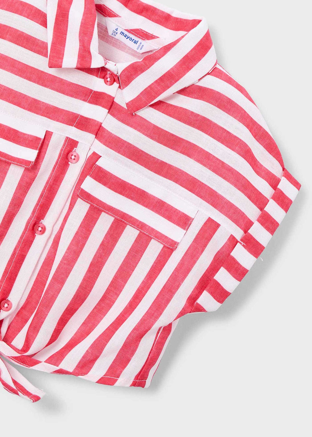 Print blouse girl with top