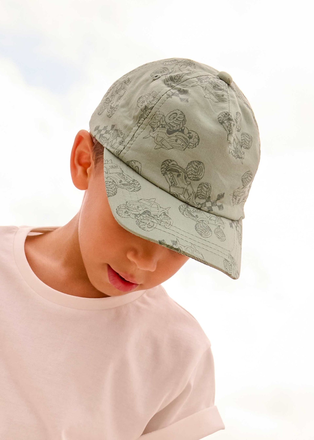 Printed cap for boys