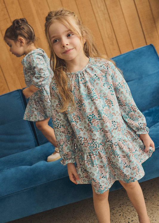 Printed dress for girls