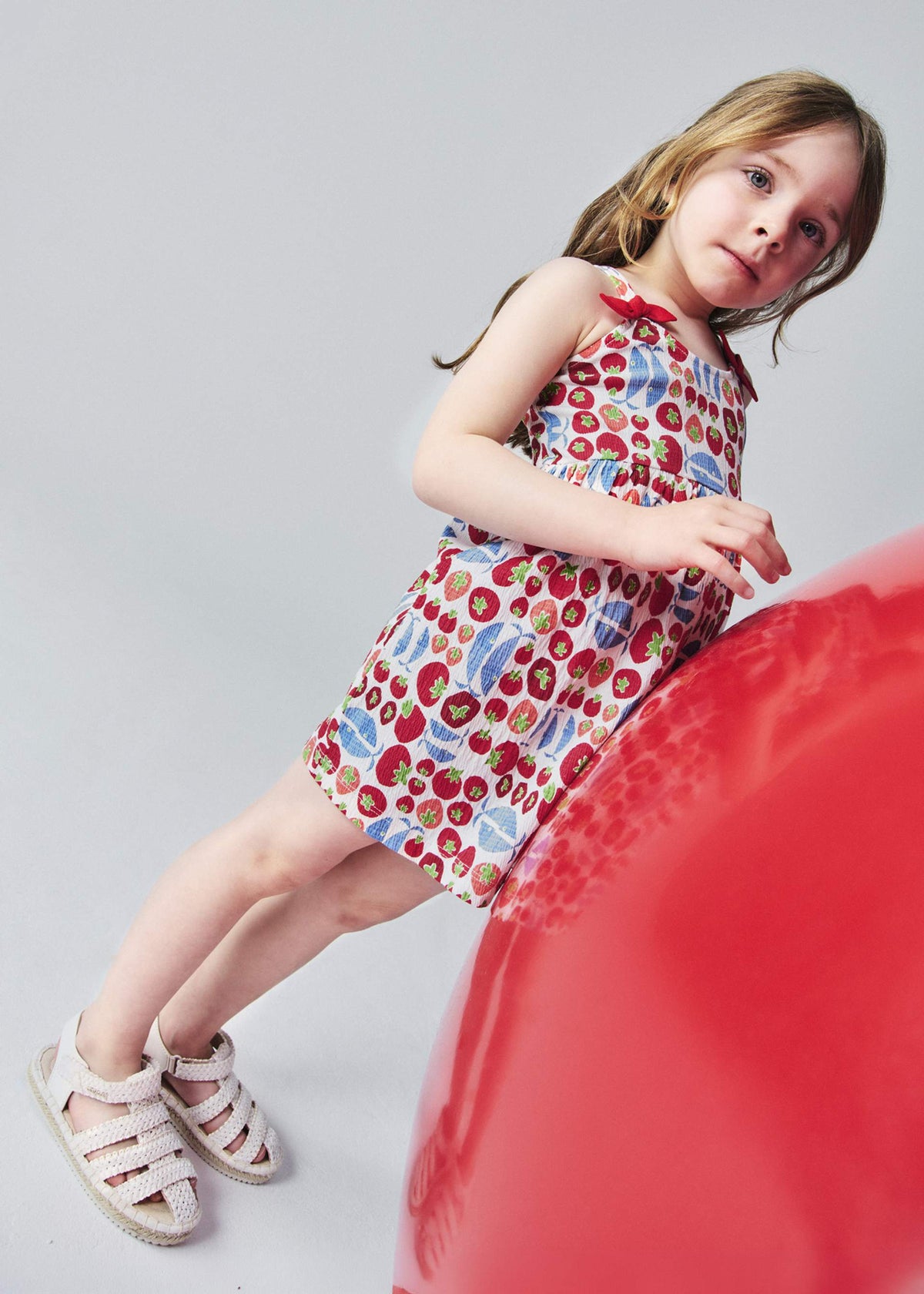 Printed dress for girls