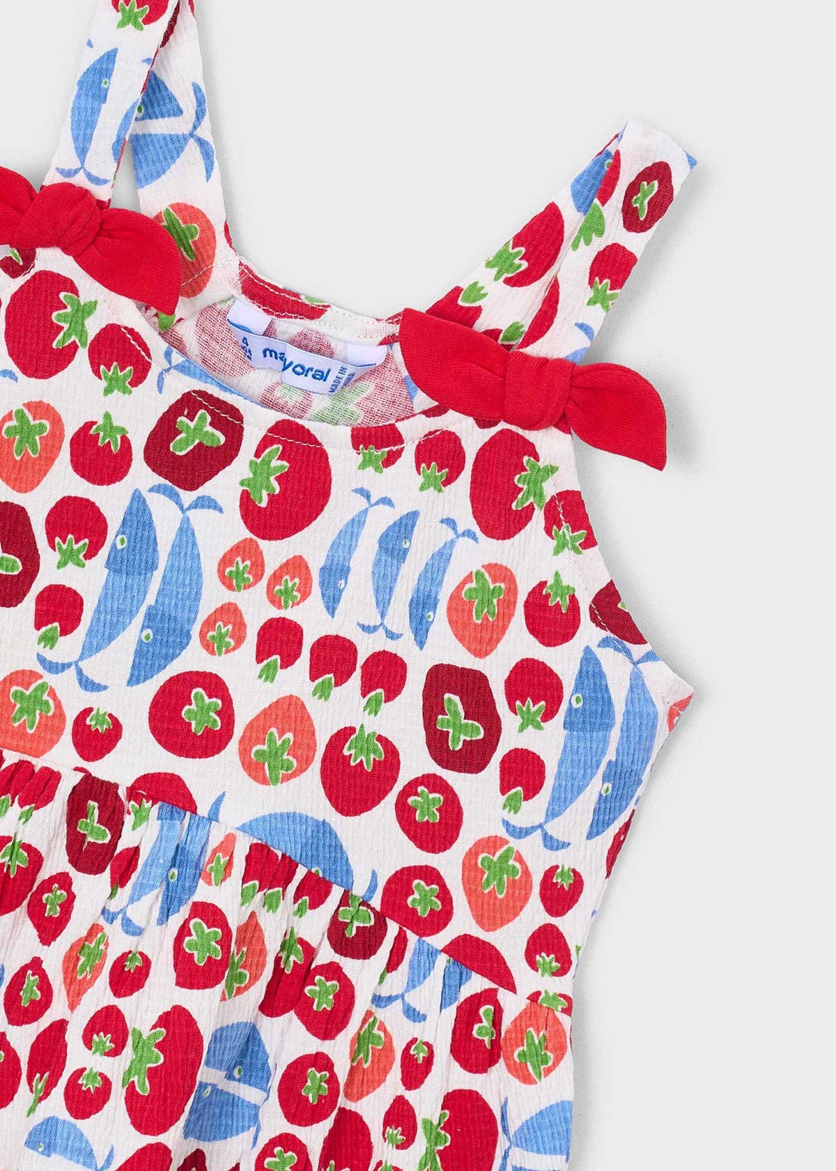 Printed dress for girls