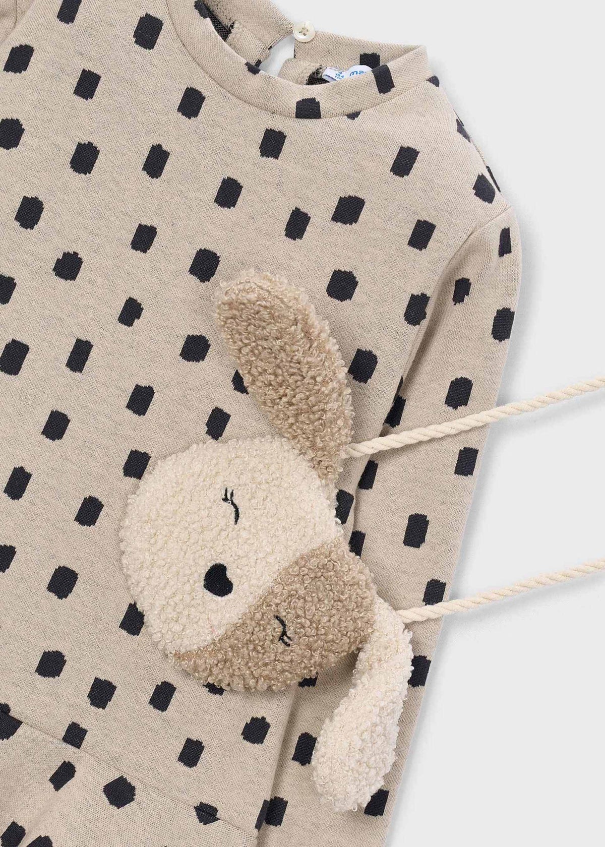 Bedrucktes Kleid mit Handtasche für Mädchen
