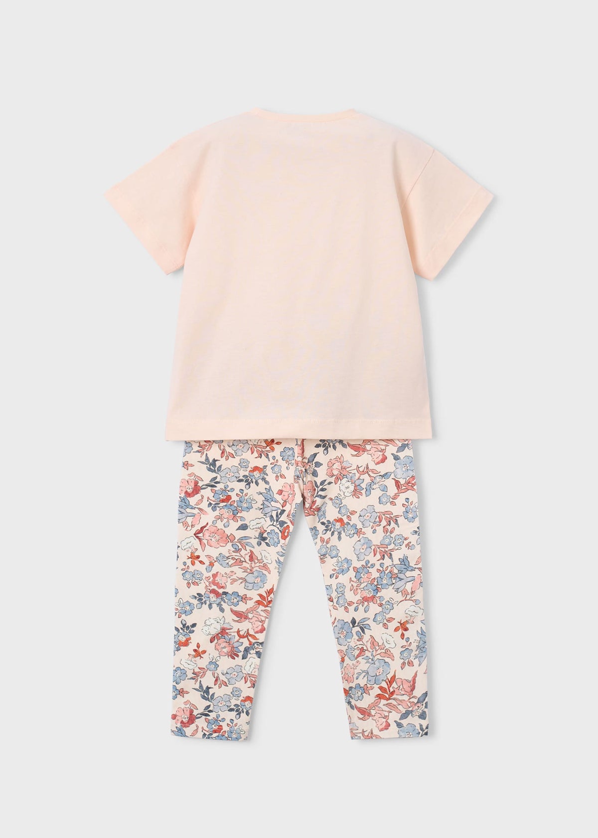 Printed leggings and T-shirt set for girls