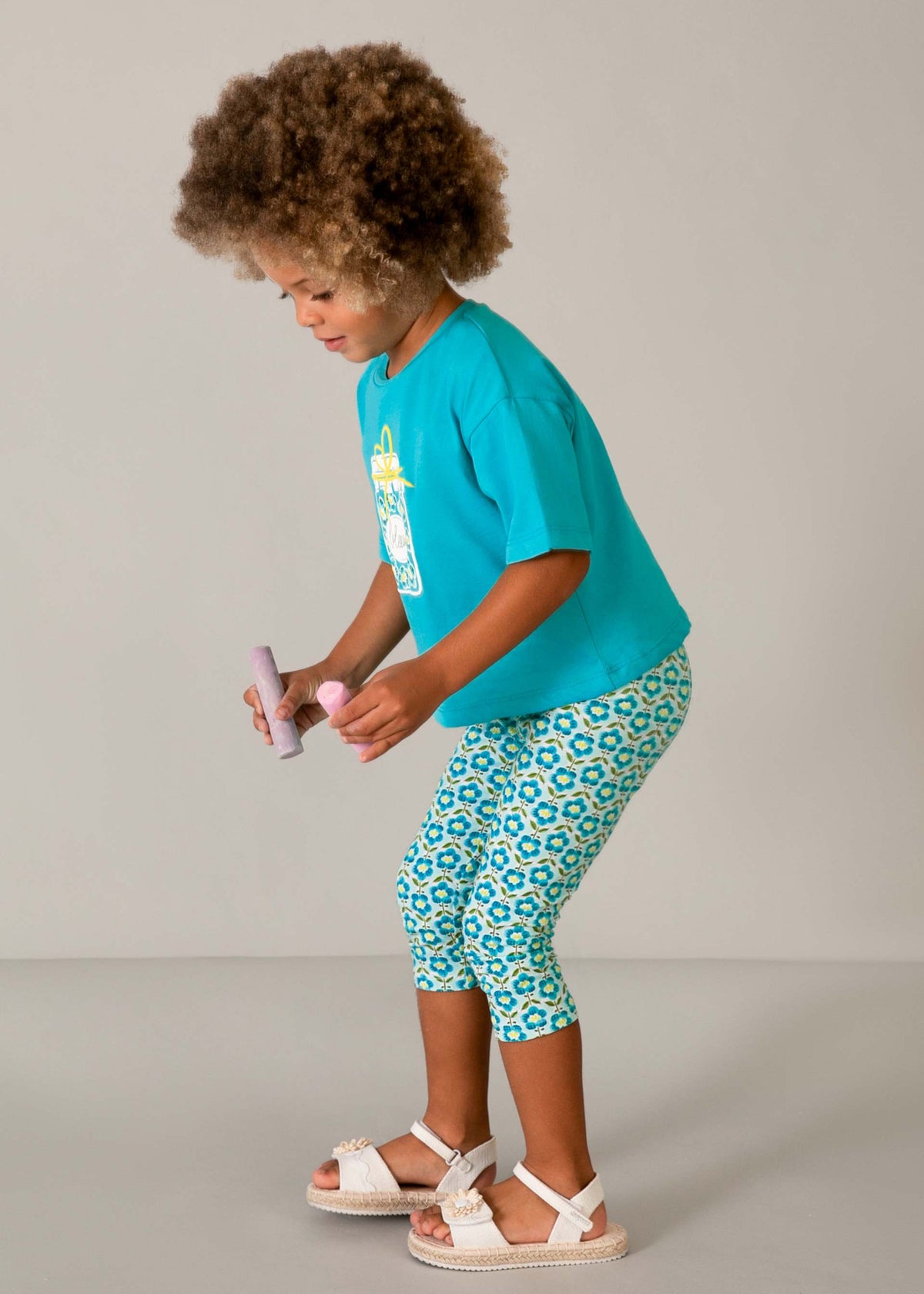 Printed leggings for girls