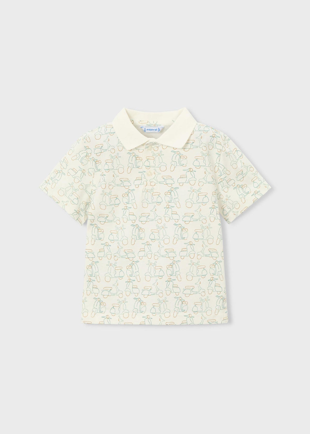 Printed polo shirt for Boy