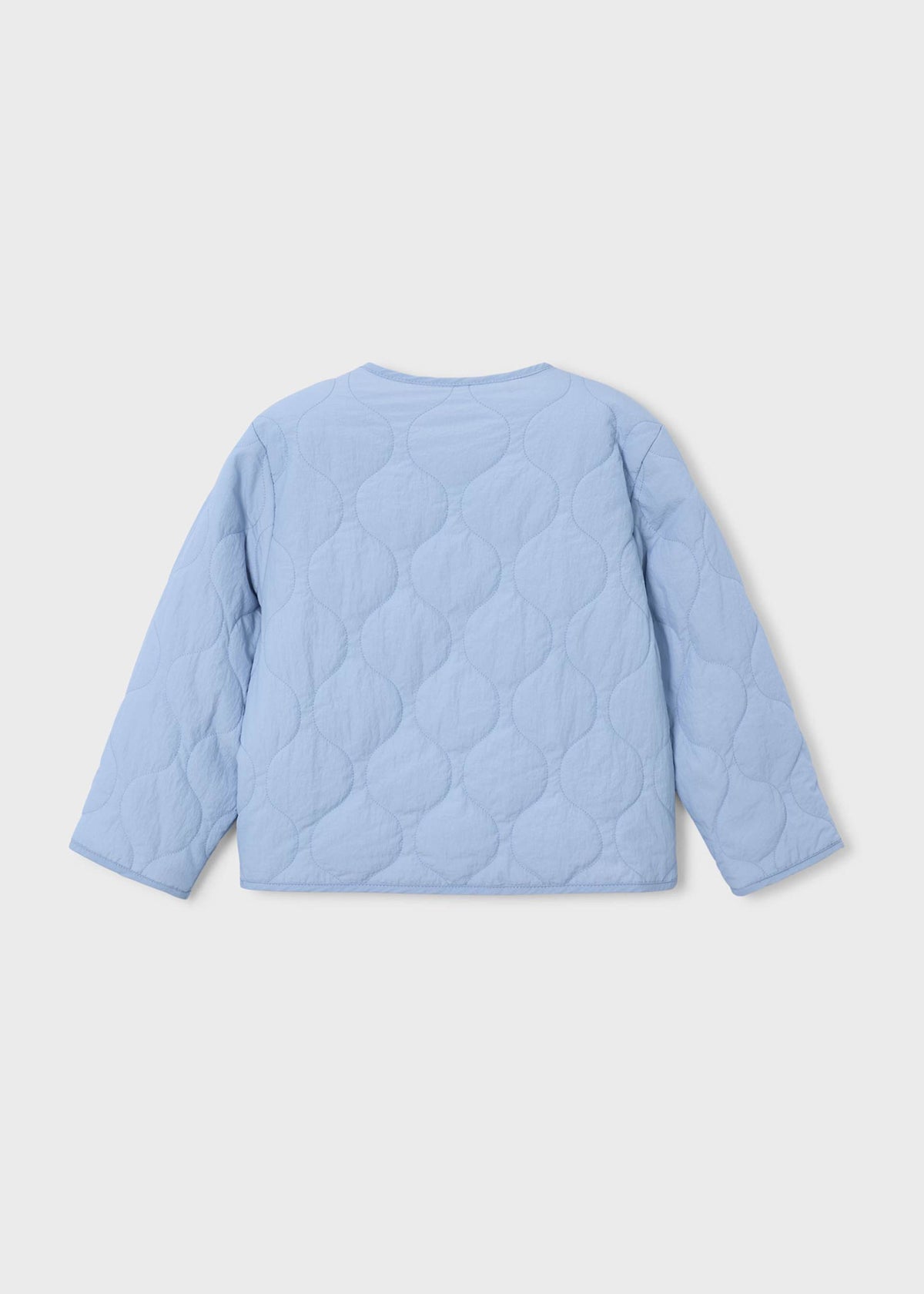 Reversible quilted jacket for girls