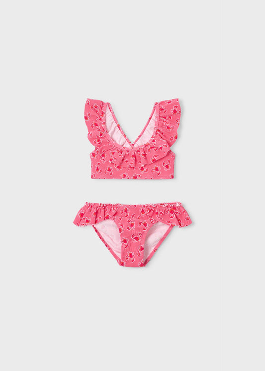 Ruffled bikini girl