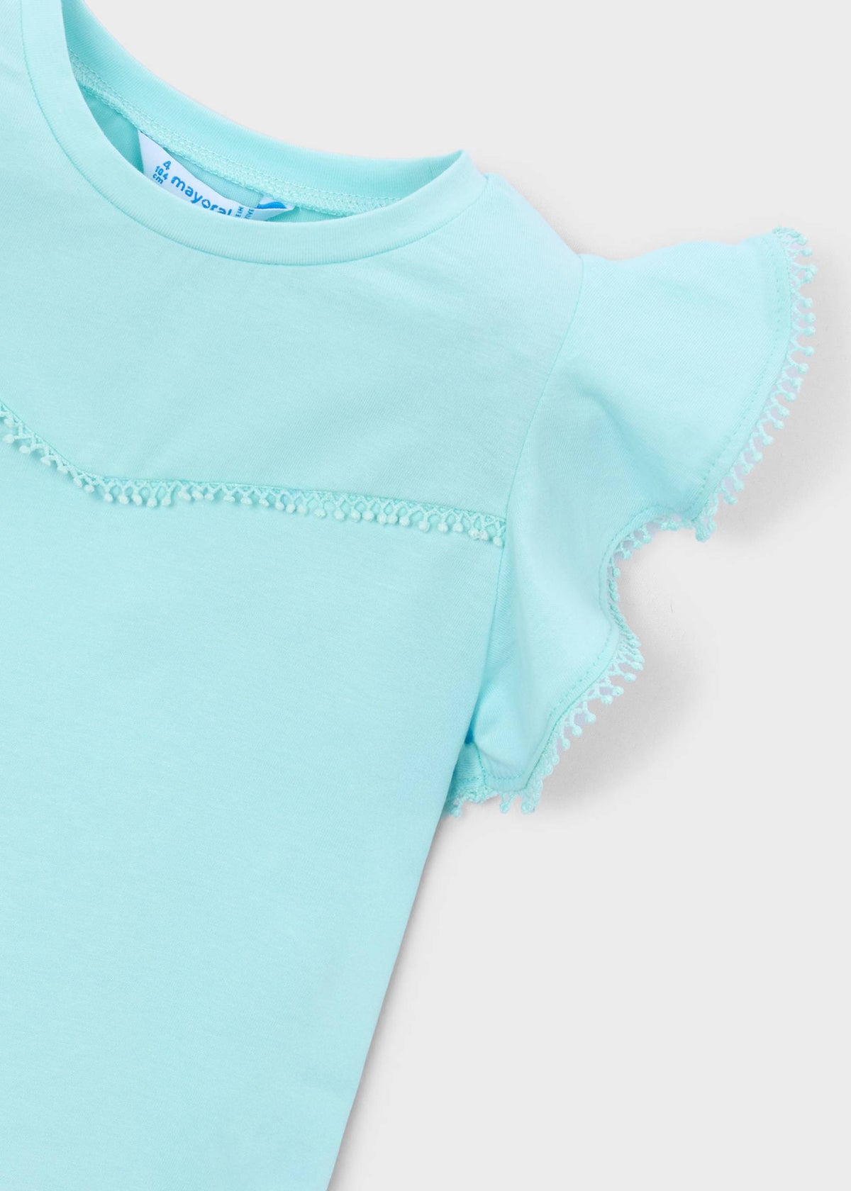 Ruffled t-shirt girl