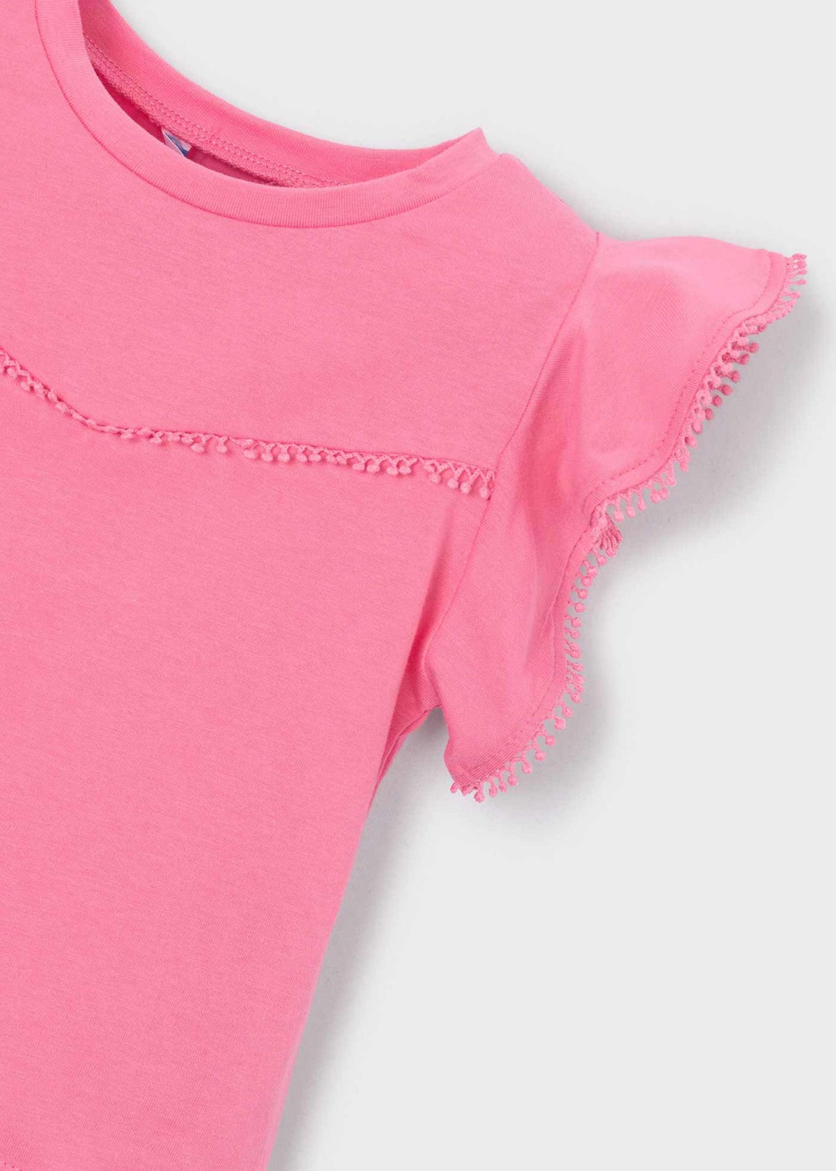 Ruffled t-shirt girl