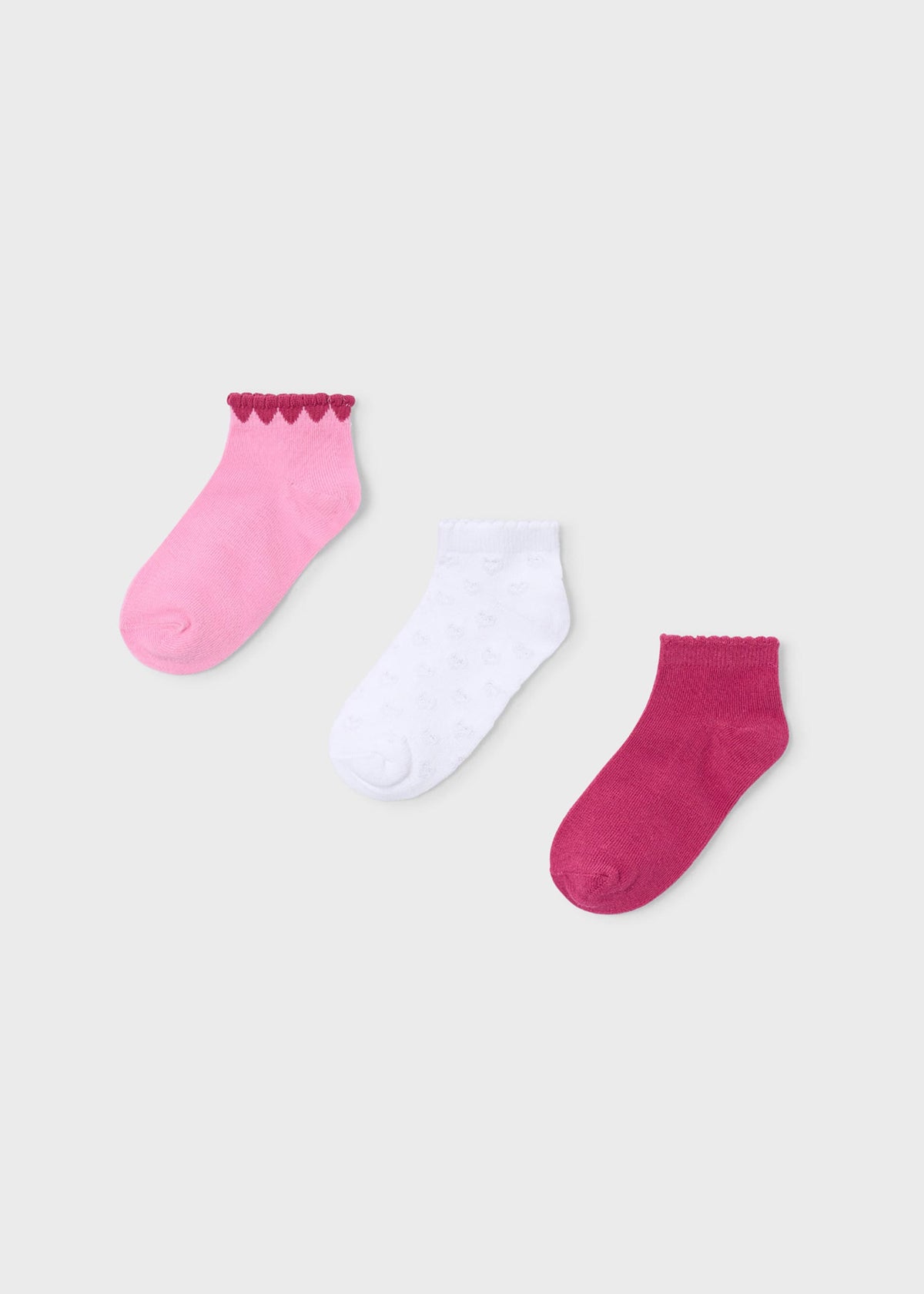 Set of 3 girls' socks