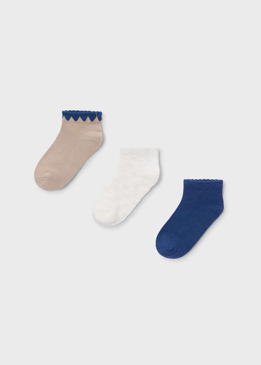 3er-Set Mädchensocken